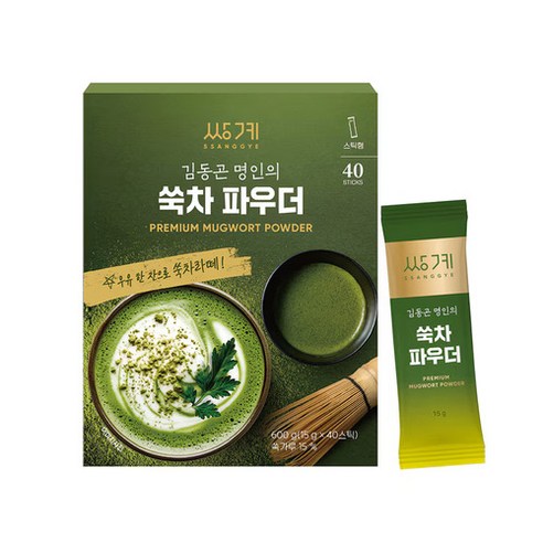 쌍계 김동곤 명인의 쑥차파우더 40T