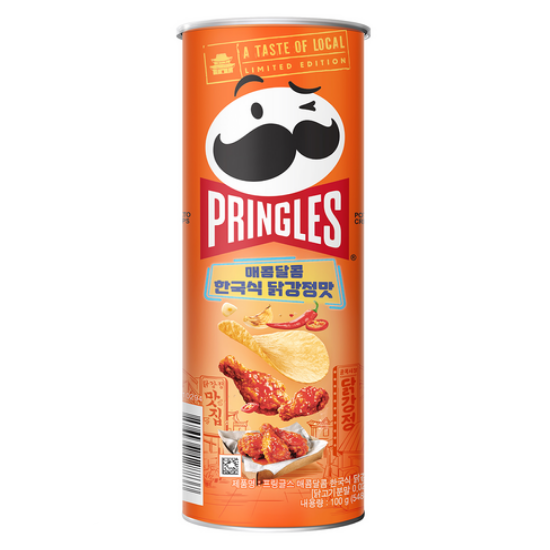 프링글스 매콤달콤 닭강정맛 100g