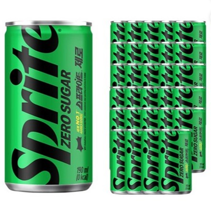 코카콜라 스프라이트 제로 zero 190ml x 30캔 [박스]