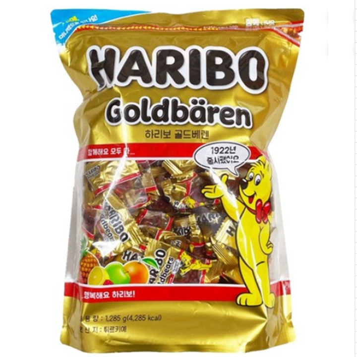 ◈하리보 골드베렌 과일맛젤리 1,285g (지퍼백 대용량)