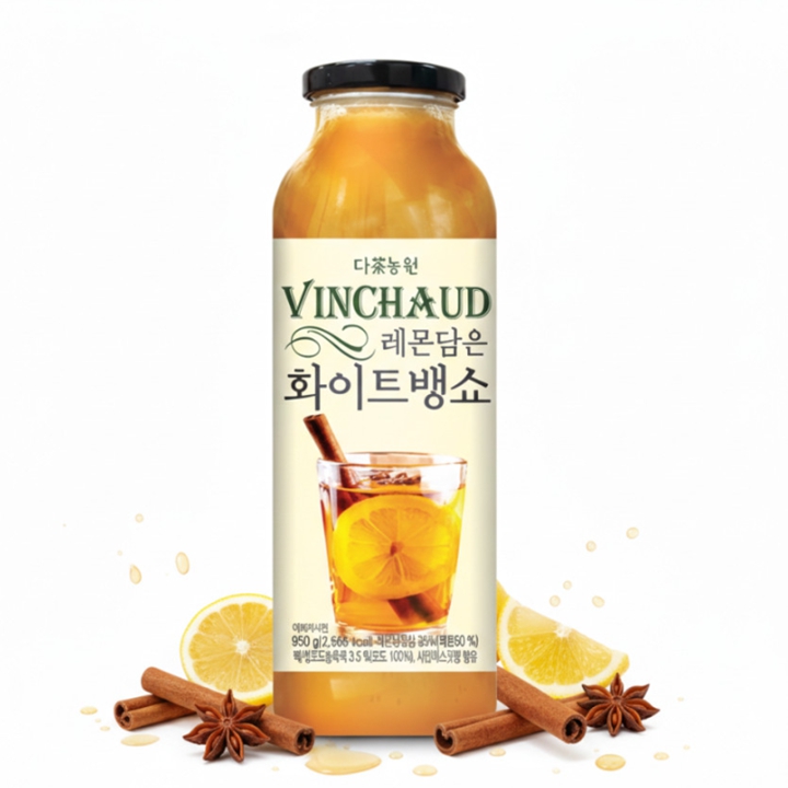 다농원 레몬담은 화이트뱅쇼 950g