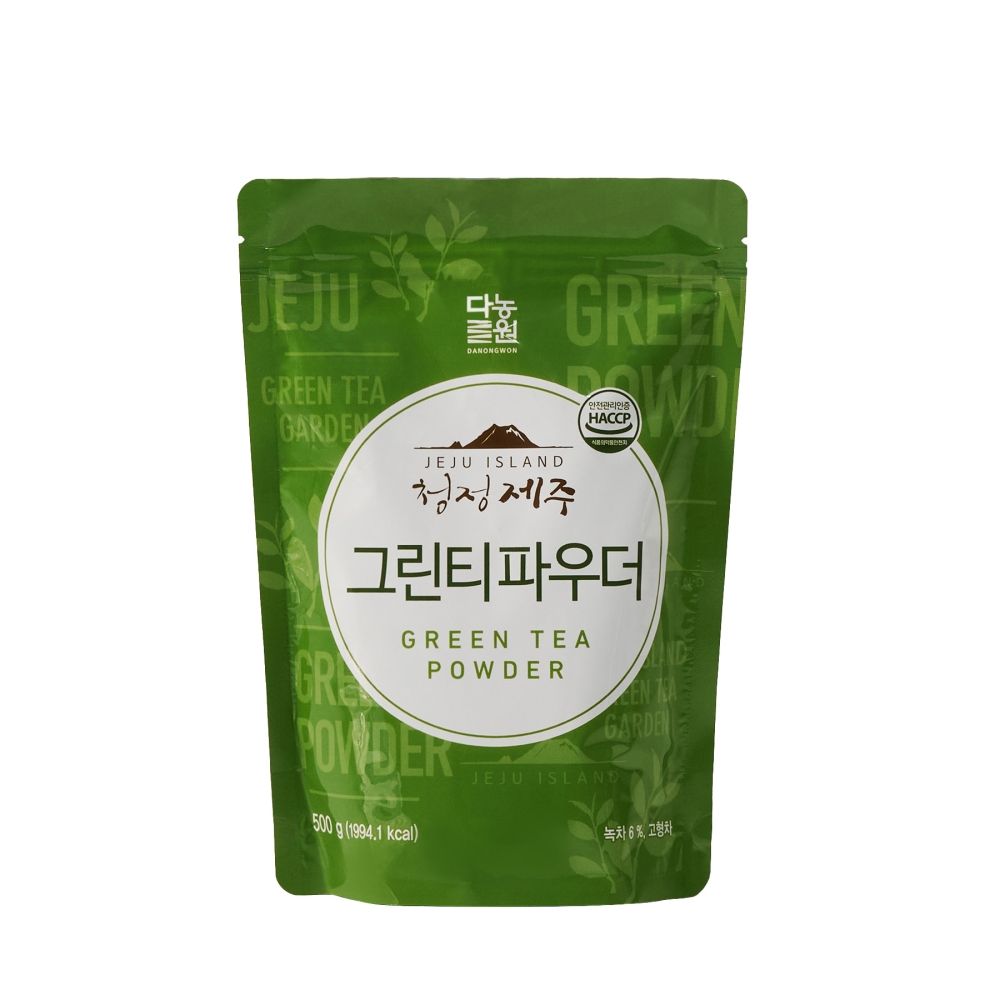 다농원 청정제주 그린티파우더 500g