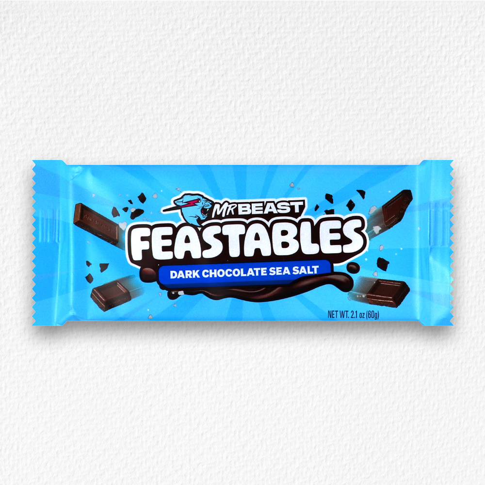 미스터비스트 피스터블 초콜릿 - 다크/씨솔트 60g