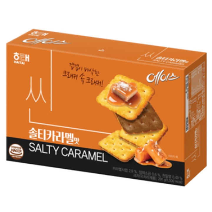 해태 에이스 씬 솔티카라멜맛 291g