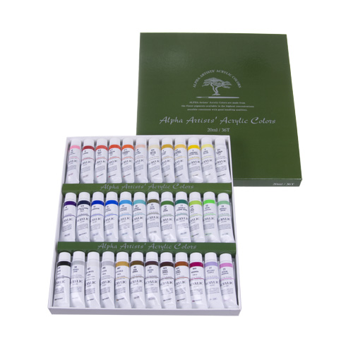 알파 아크릴물감 20ml / 40색 