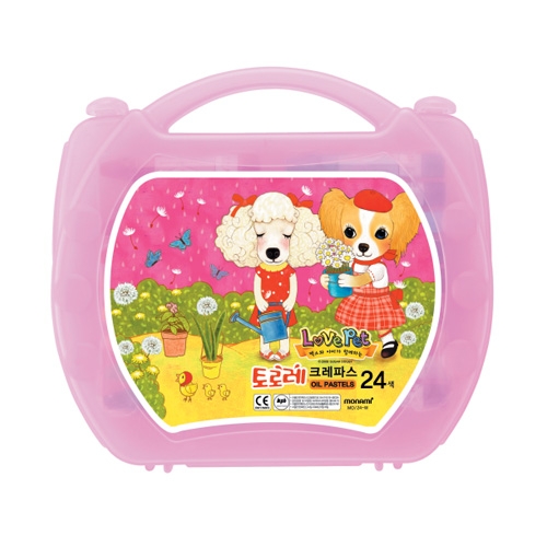 크레파스 24색 