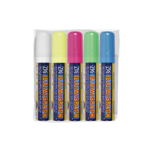 네온보드마카대5색Set(형광) 