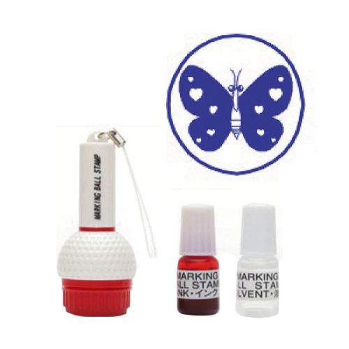 골프공 스탬프 나비 