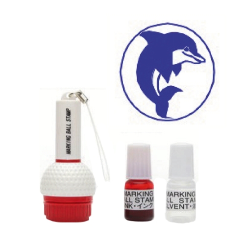 골프공 스탬프 돌고래 