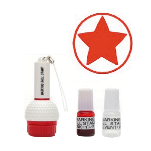 골프공 스탬프 별 