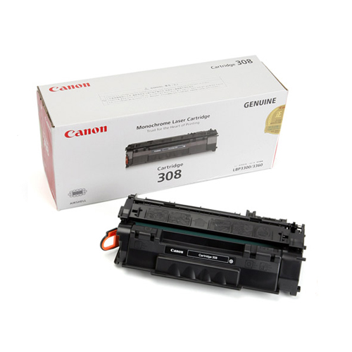 캐논 정품토너 CRG-308/검정/2.5K(2,500매)