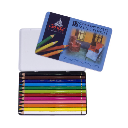 연필 파스텔 12색 12색