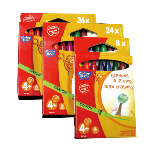 왁스크레용8색 