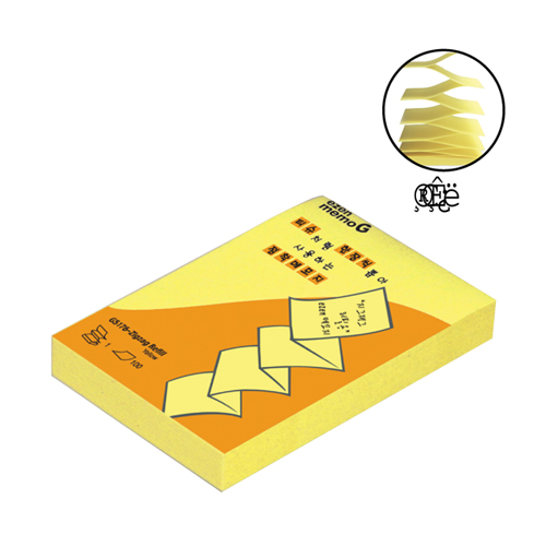 포스트잇 G5176지그재그 흰색 