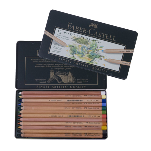 F/C 연필 파스텔 12색 12색