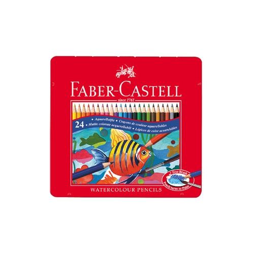 F/C 틴 수채 색연필 24색 24색