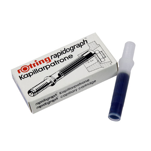 로트링 제도펜 리필(청색) 제도펜 리필