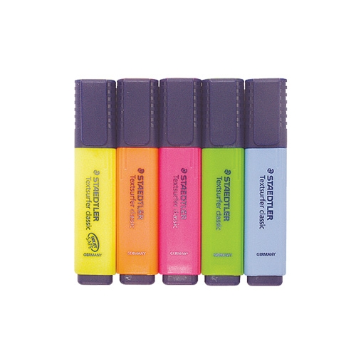 스테들러 형광펜 클래식 364-5 녹색(자루) B-20