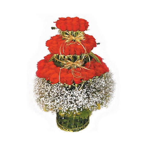 100송이 꽃바구니(중) 100송이(중)