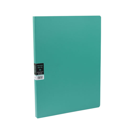 투칼라크리어화일 20P 녹색 녹색