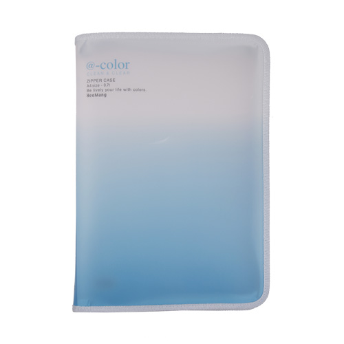 칼라 지퍼화일 청색 