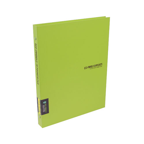 친환경 20P크리어화일(연두) 