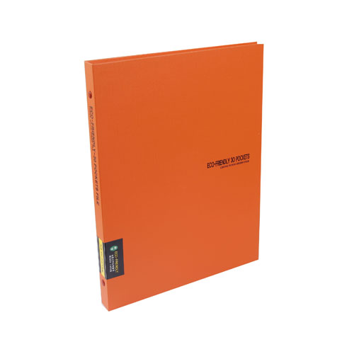 친환경 30P크리어화일(주황) 