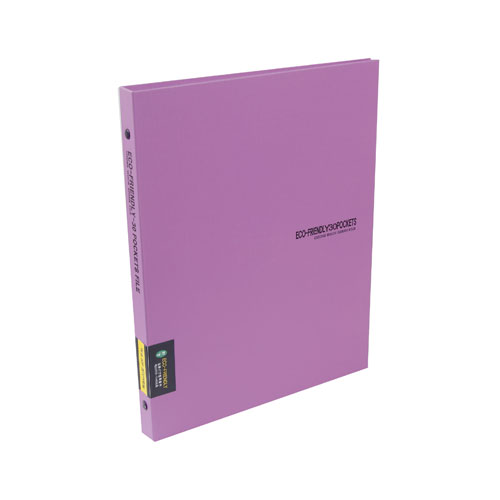 친환경 30P크리어화일(보라) 