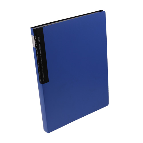 칼라컬렉터 화일 40매 청색 