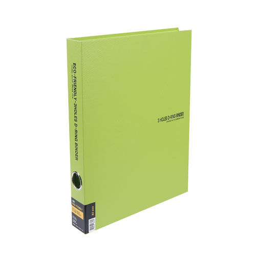 에코 3공D링바인다 연두 3cm