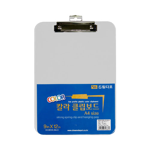 칼라클립보드A-4(드림)투명 