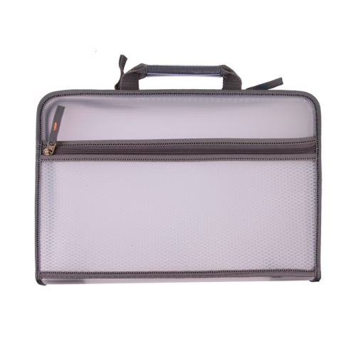 비지니스 지퍼화일 회색 