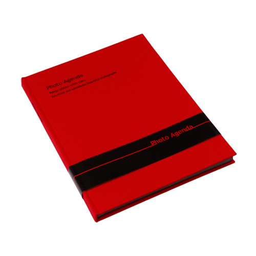 드림 흑지패턴 접착앨범 20매 빨강 20매