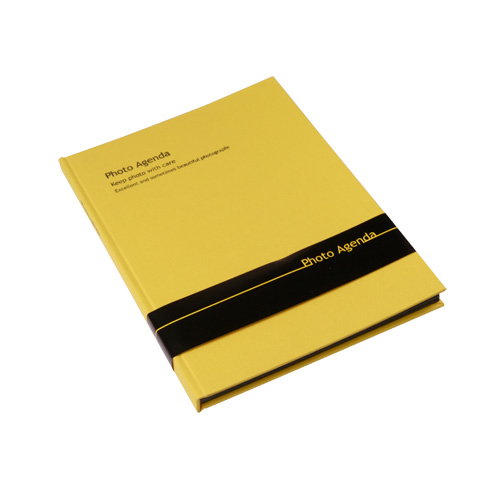 드림 흑지패턴접착앨범 20매 노랑 20매