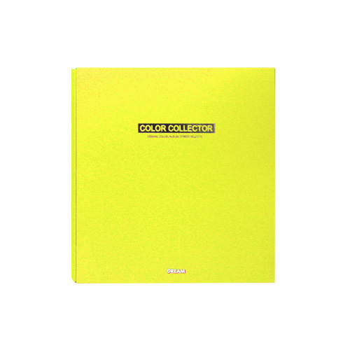 드림 칼라양장접착앨범(노랑) 40매 40매