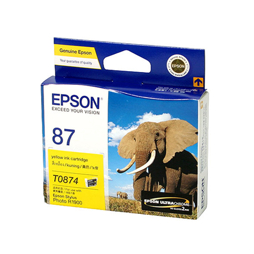 엡손 정품잉크 T087490/노랑