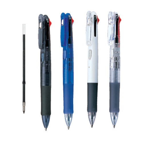 클립온 볼펜 4C 청색 B4A3 0.7mm