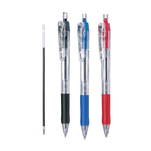 타프리 클립 볼펜 흑색 0.7mm