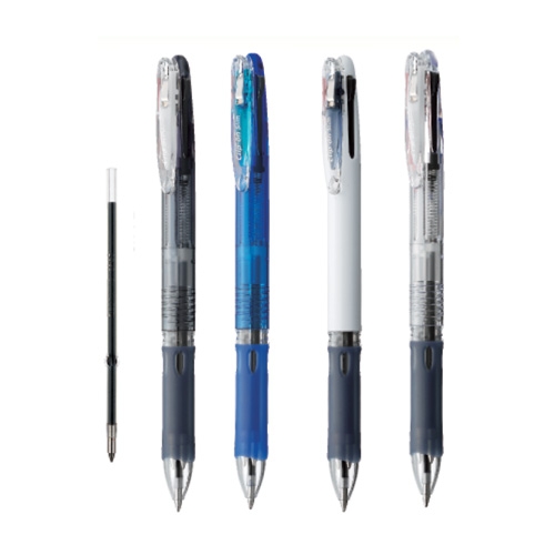 클립온 슬림 볼펜 3C 흑/청/백/투명 B3A5 0.7mm