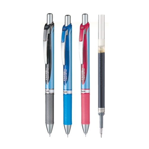 에너겔 겔펜 노크 0.5 청색 BLN-75-C