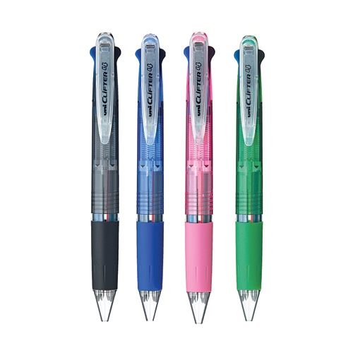 클리프터 4색볼펜 녹색 0.7mm