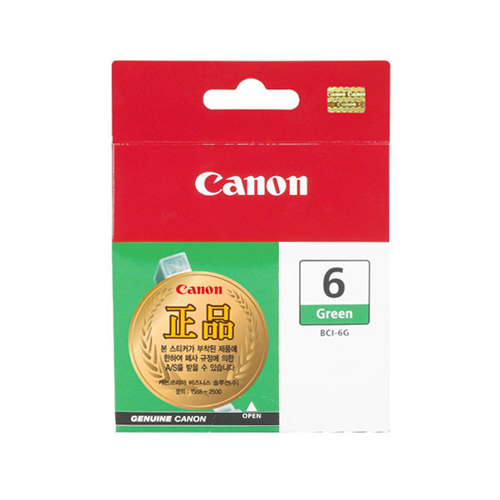캐논 정품잉크 BCI-6G/녹색