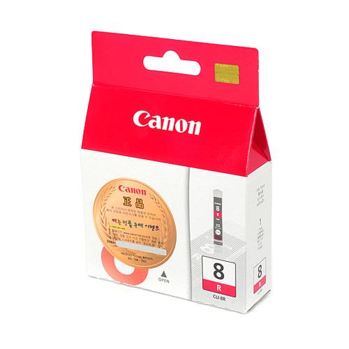 캐논 정품잉크 CLI-8R/레드
