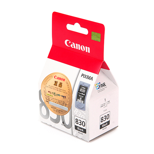 캐논 정품잉크 PG-830BK/검정