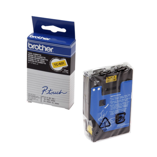 라벨테이프카트리지 TC-601 테이프색 YELLOW 규격 12mm
