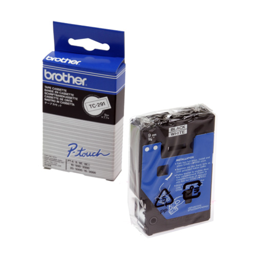 라벨테이프카트리지 TC-291 테이프색 WHITE 규격 9mm