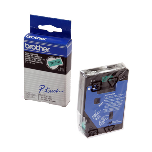 라벨테이프카트리지 TC-791 테이프색 GREEN 규격 9mm