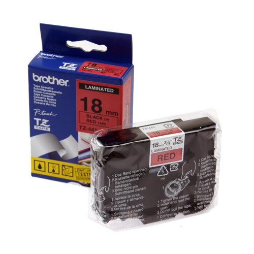 라벨테이프카트리지 TZ-441 테이프색 RED 규격 18mm