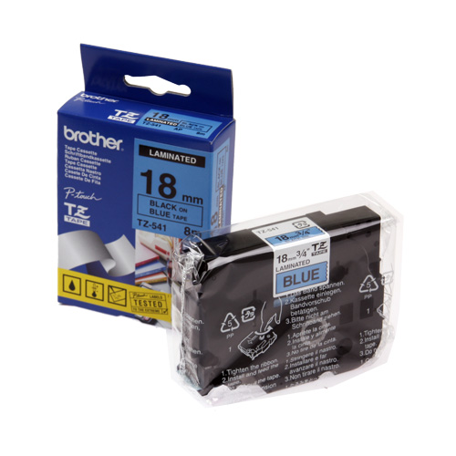 라벨테이프카트리지 TZ-541 테이프색 BLUE 규격 18mm