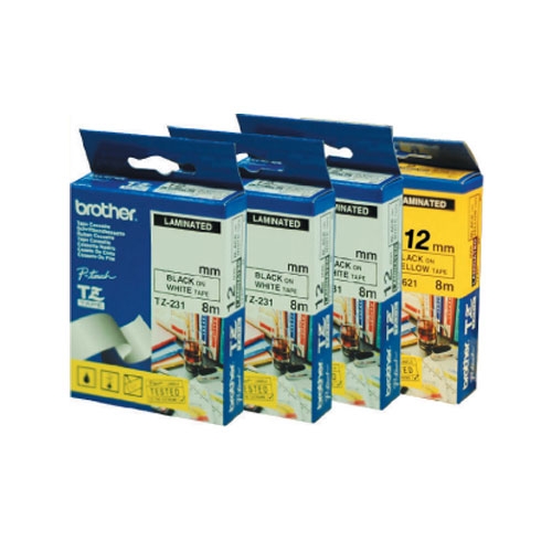 라벨테이프카트리지 TZ-641 테이프색 YELLOW 규격 18mm